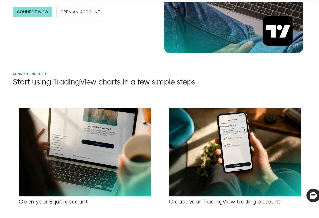 The platform page on the Equiti website
